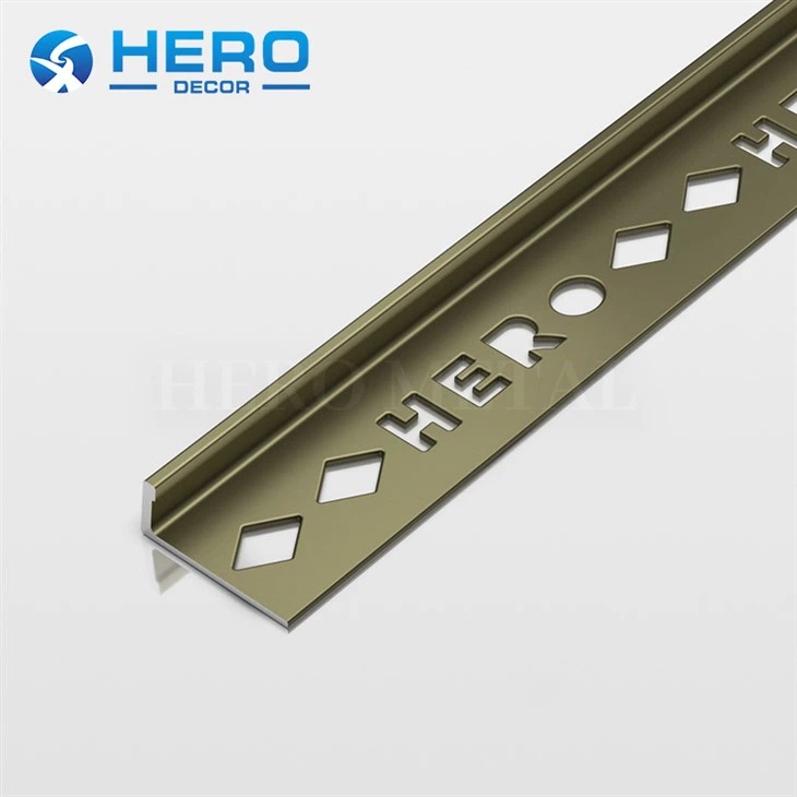 Aluminum L Shape Straight Tile Trim