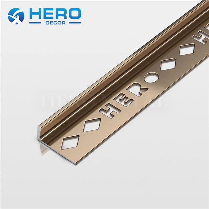 Aluminum L Shape Straight Tile Trim