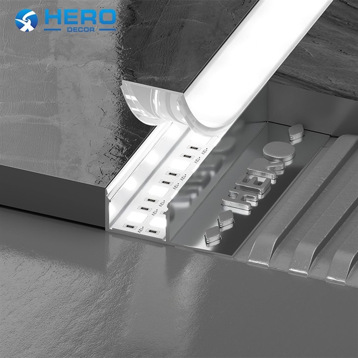 Led Profile Recessed Tile Edge For Led Strip high quality