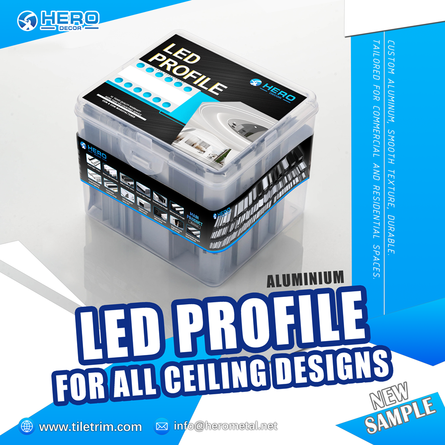 hero metal ceiling led channel sample and markting support hero metal ceiling led channel sample and markting support