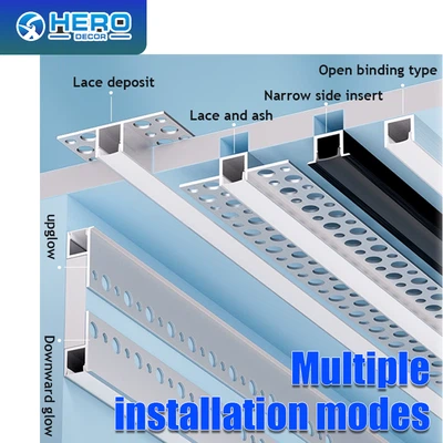 plaster in led profile installation plaster in led profile installation