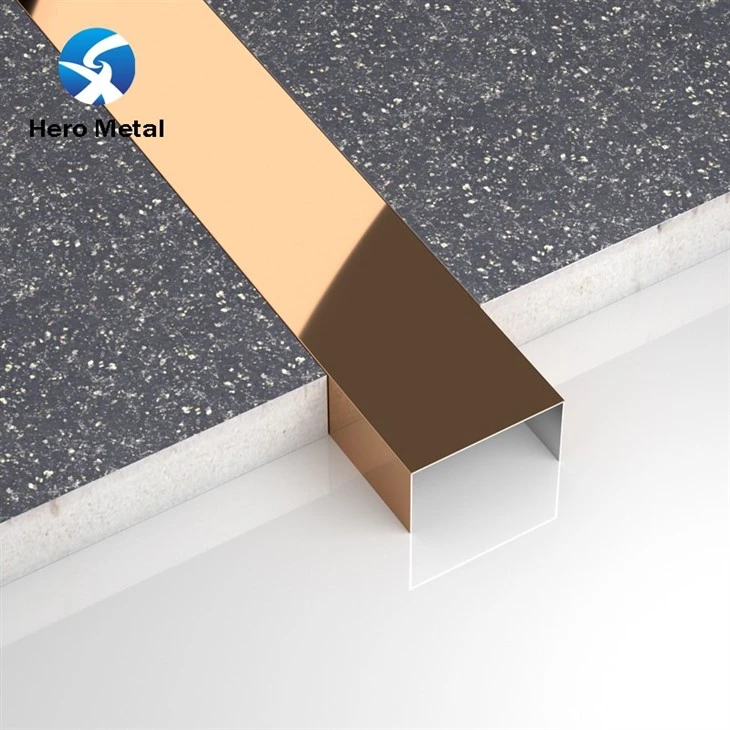Stainless Steel U Shaped Tile Trim (2)